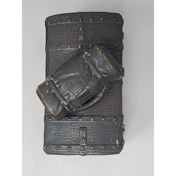 Vintage Resin/Ceramic? Trinket Box With Golf Bag Lid Design Signed WSYS 143 - Picture 6 of 13